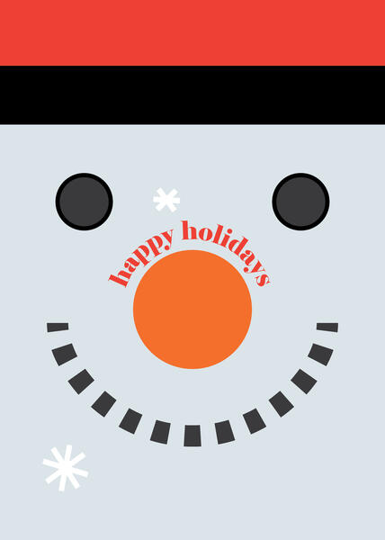 Holiday card design